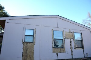 House Siding Before Installation